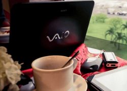 Working with Sony Vaio laptop